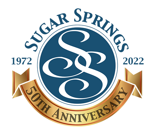Sugar Springs 50th Anniversary Logo